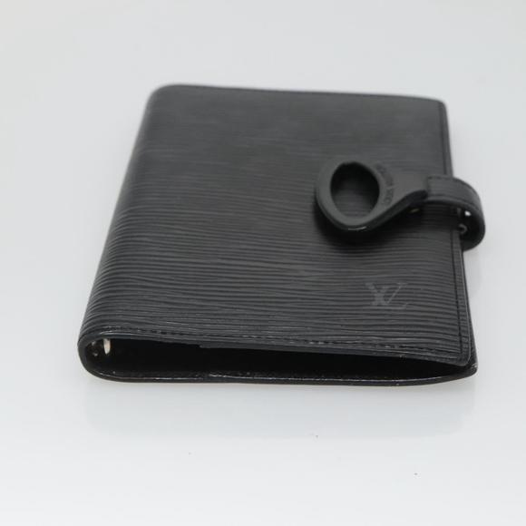 LOUIS VUITTON Epi Z Agenda PM Day Planner Cover Black R20092 LV Auth BA1199 - Picture 6 of 16